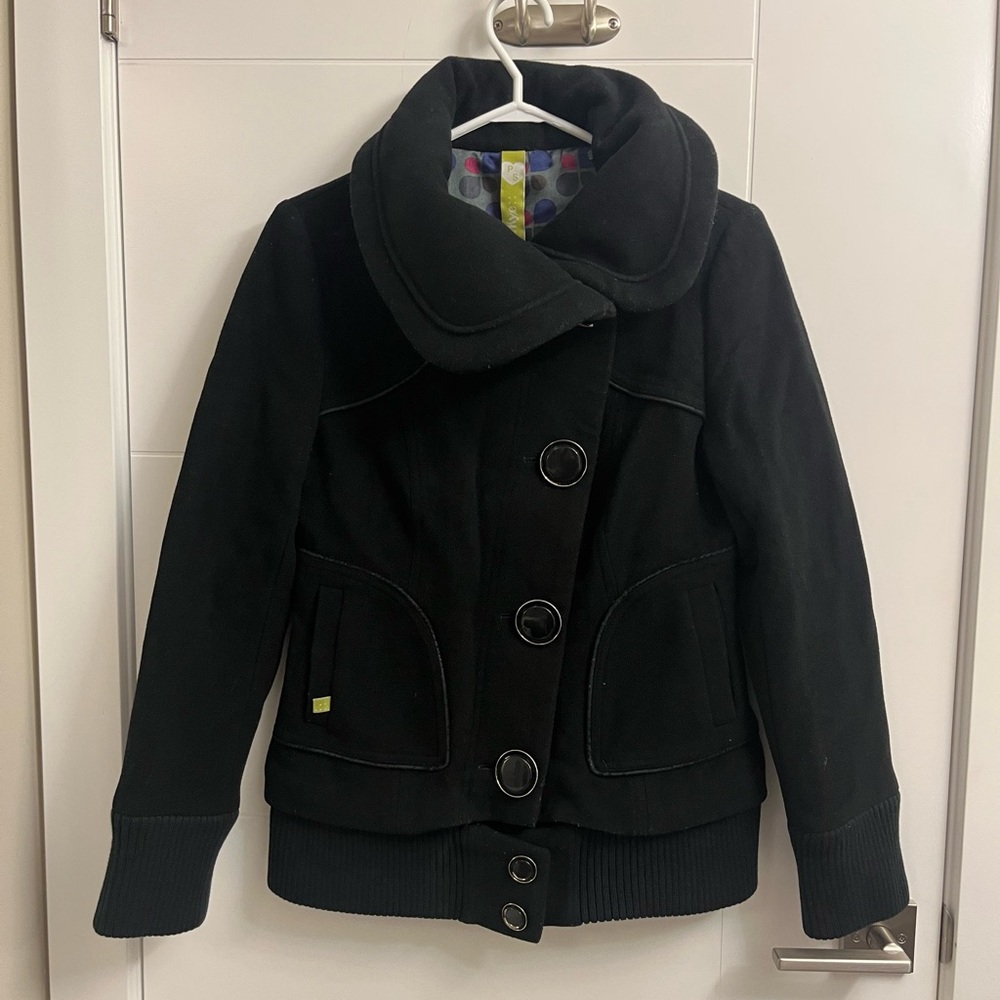 Black bomber style Soia & Kyo jacket